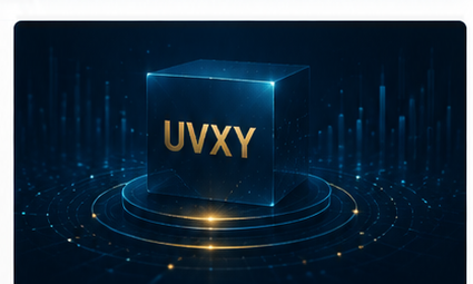 Vixy Financial visualization representing UVXY and short-term volatility exposure